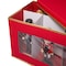 Simplify Storage Box, 24.41 in L, 12.2 in W, 24.41 in H, Red, Polyester 9067 - alternate 6
